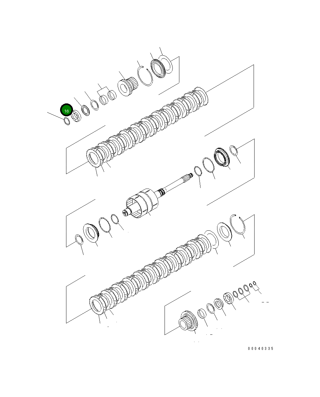 Подшипник 419-15-12591 Komatsu