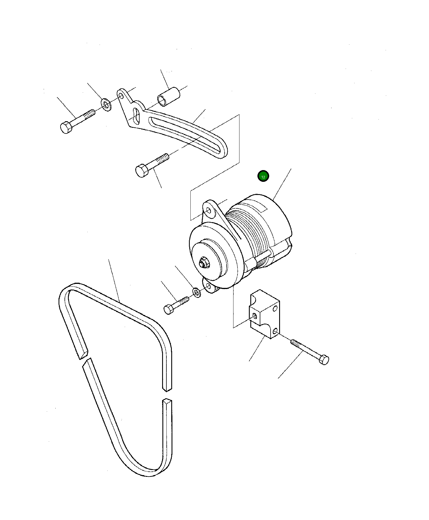 Рычаг PKP000863 Komatsu