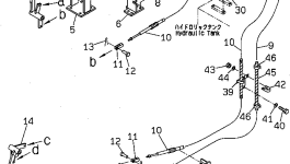 Кронштейн 262-43-66160 Komatsu