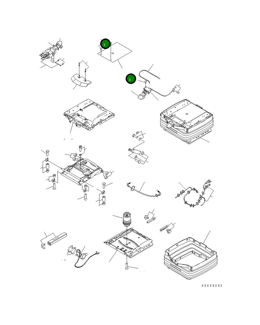 Крышка GJ1076975 Komatsu