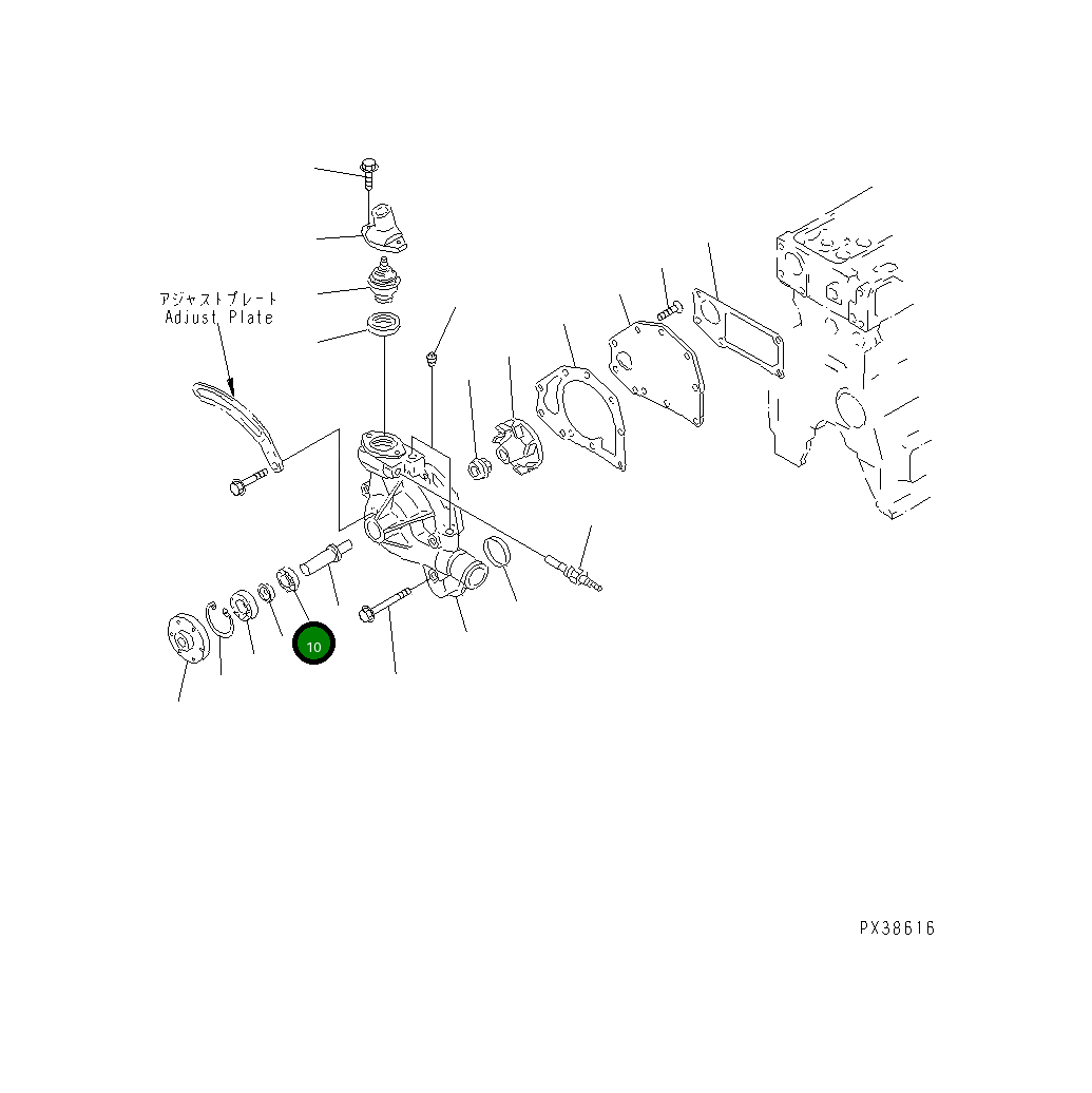 Подшипник 6206-61-1670 Komatsu