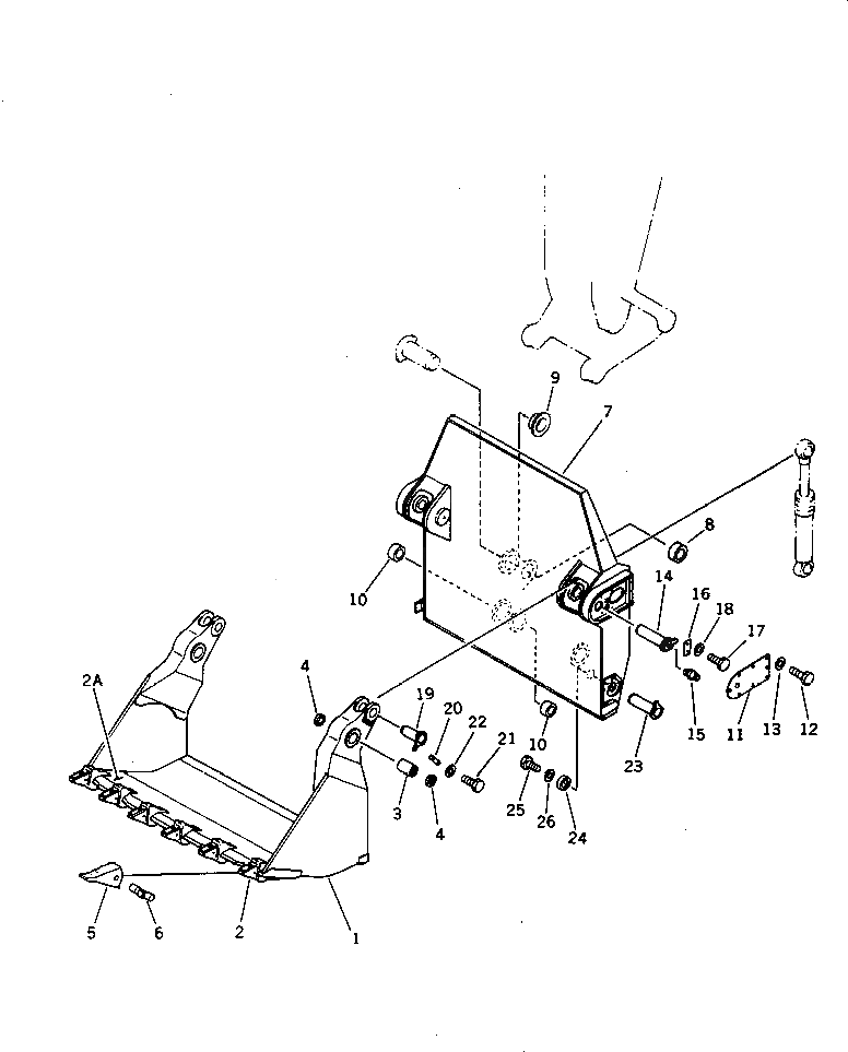 Крышка 21N-72-14250 Komatsu