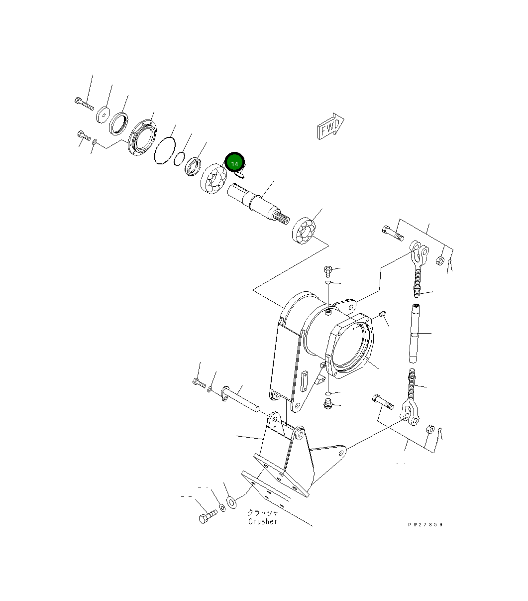 Подшипник 06003-00317 Komatsu