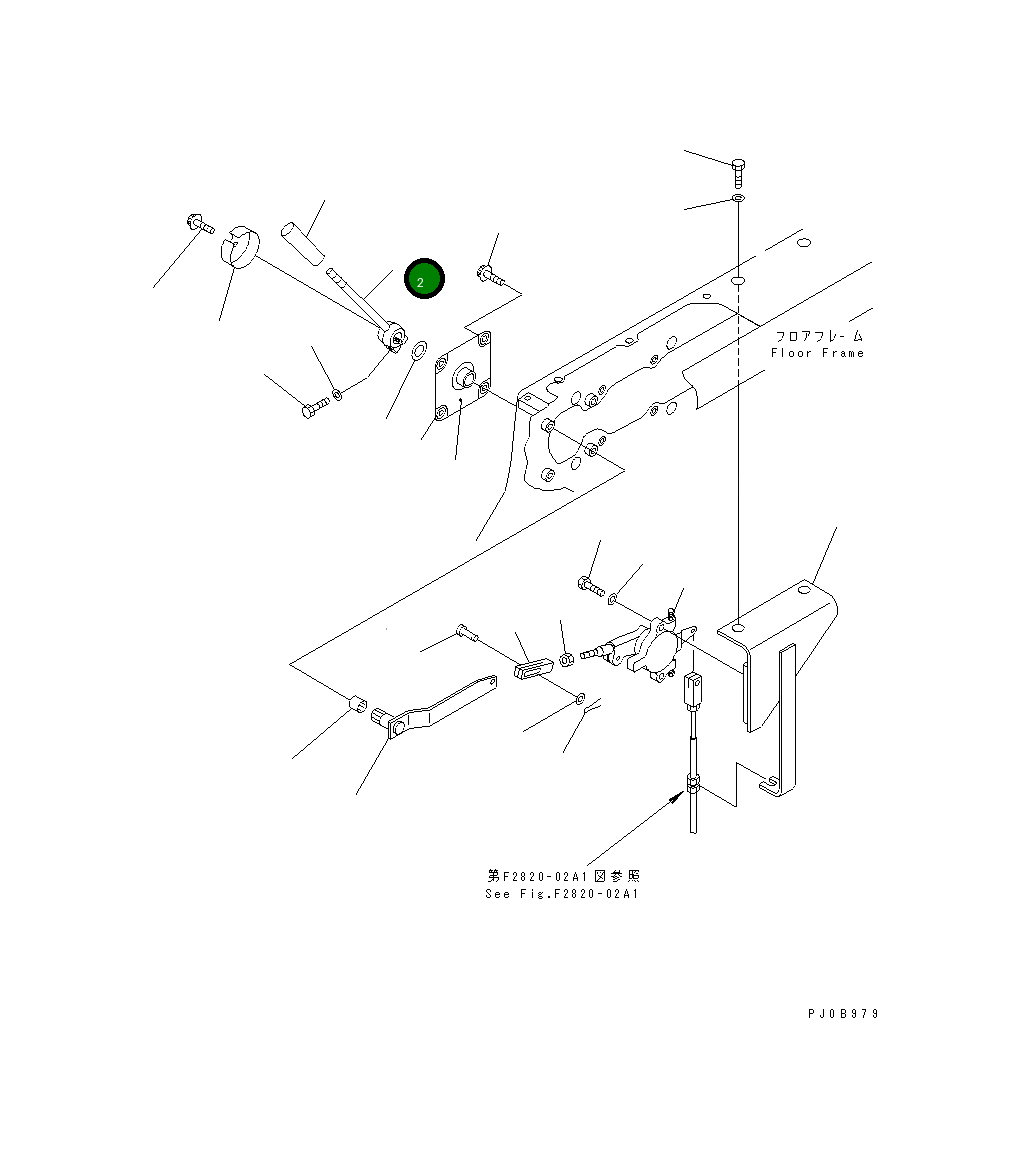 Рычаг 14X-43-13373 Komatsu
