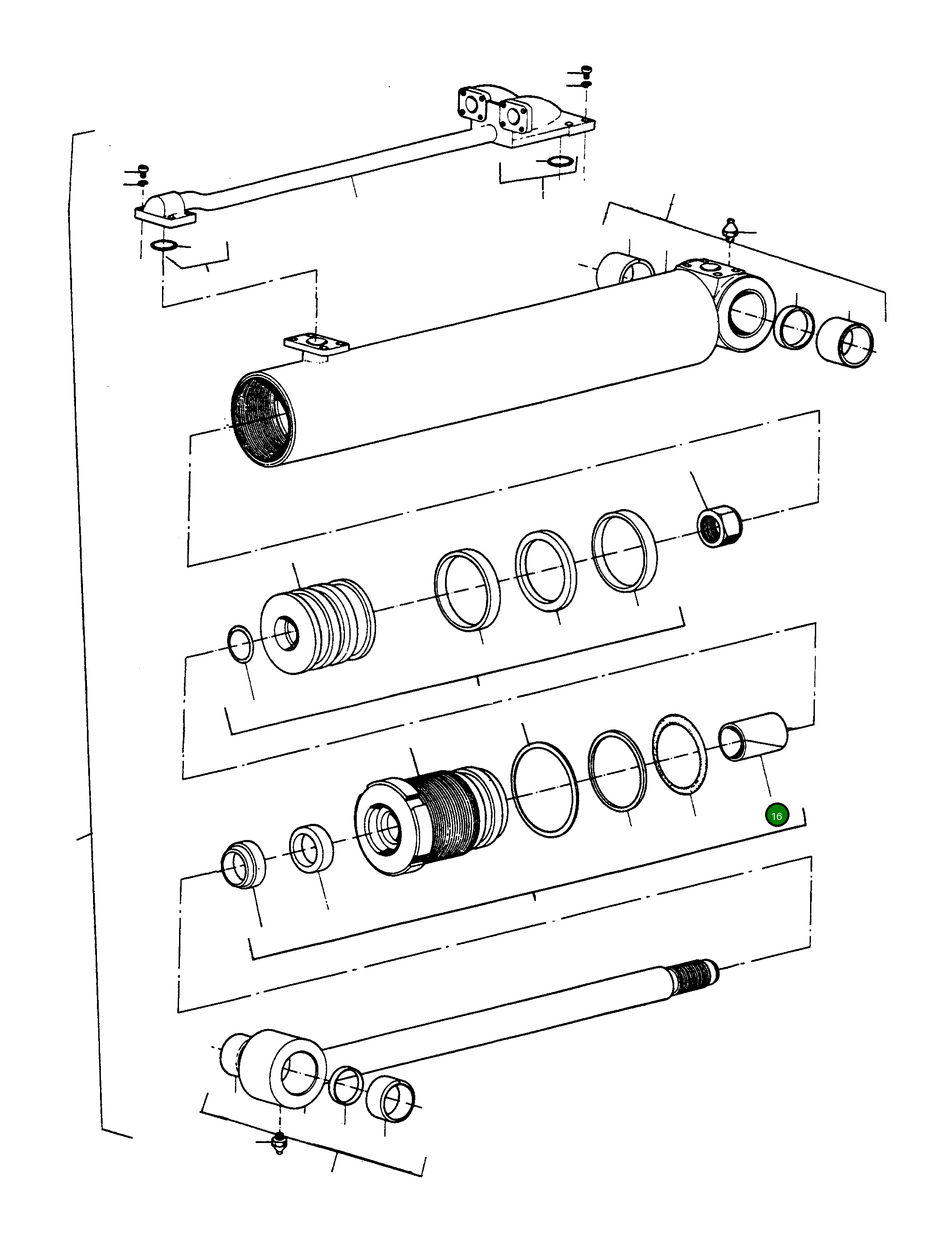 Подшипник 1609010M1 Komatsu