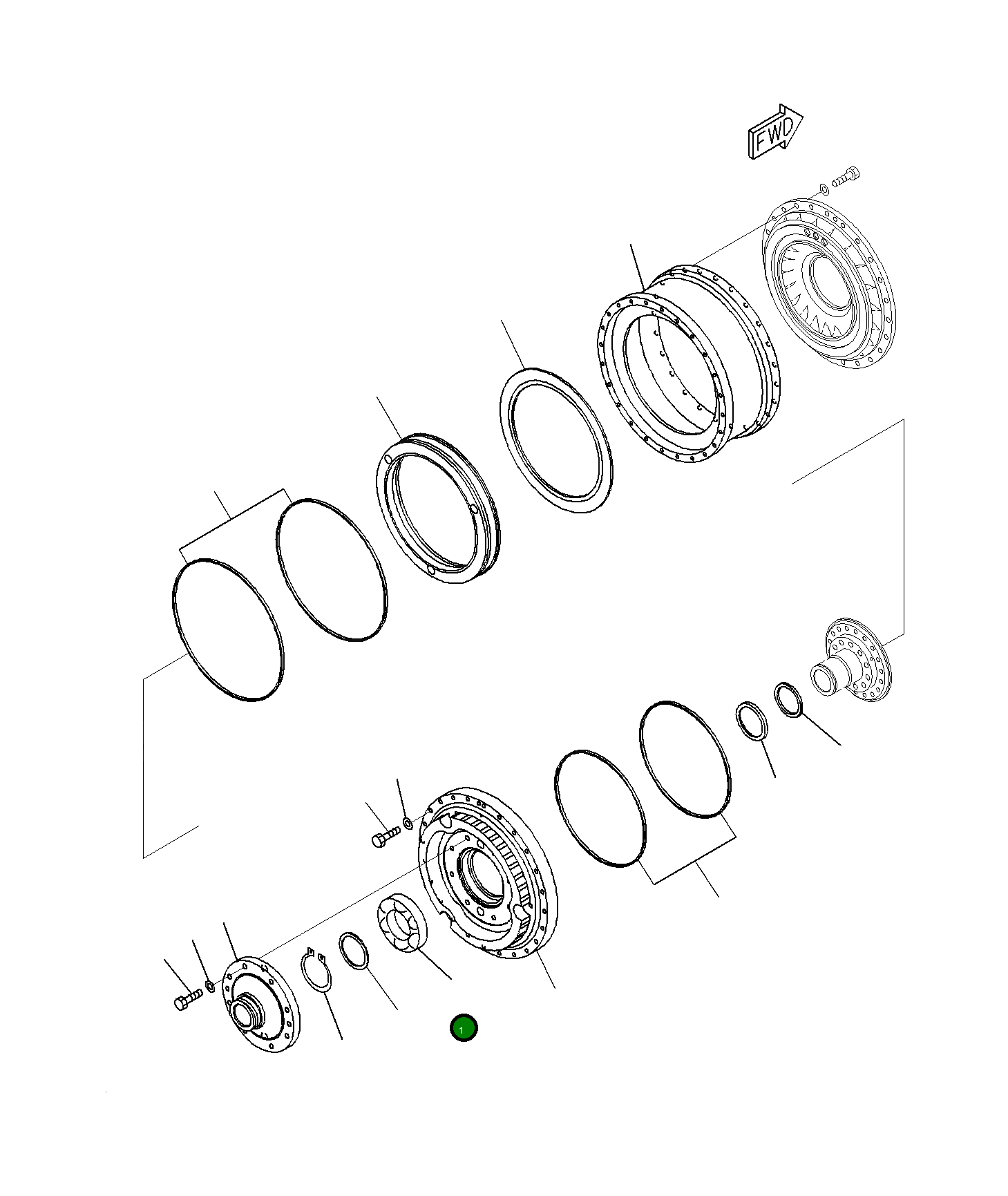 Подшипник 06340-06214 Komatsu