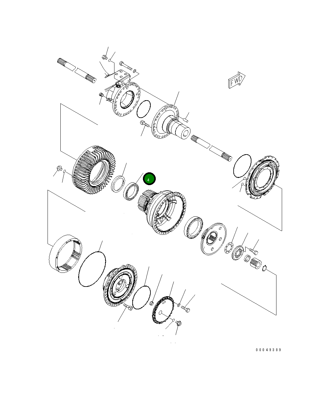 Подшипник 426-22-12810 Komatsu