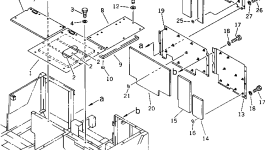 Крышка 205-56-12711 Komatsu