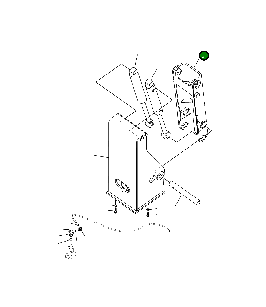 Рычаг 208-46-A3122 Komatsu