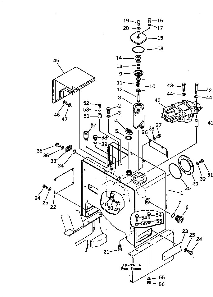 Крышка 419-60-15151  Komatsu
