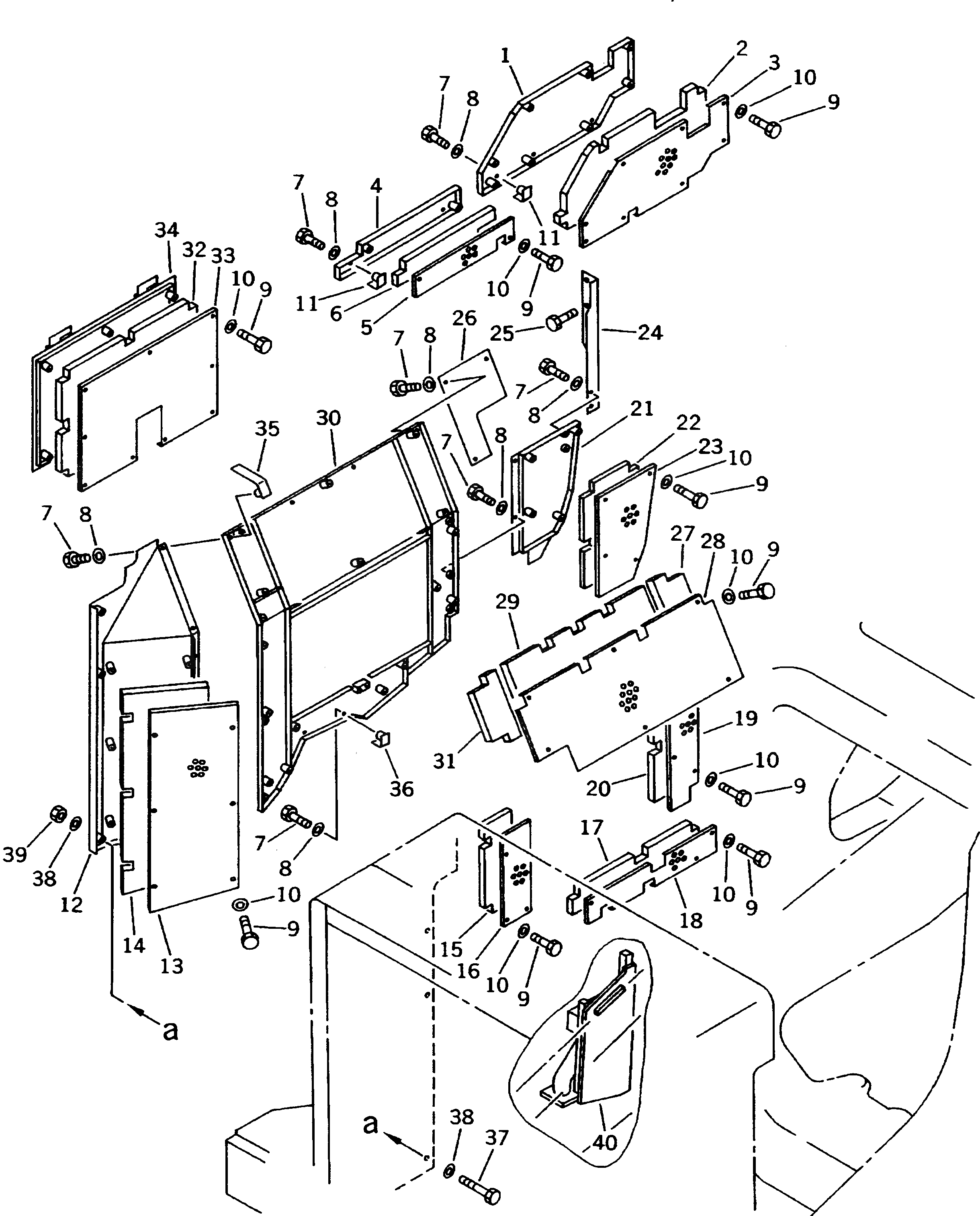 Крышка 561-89-63511 Komatsu