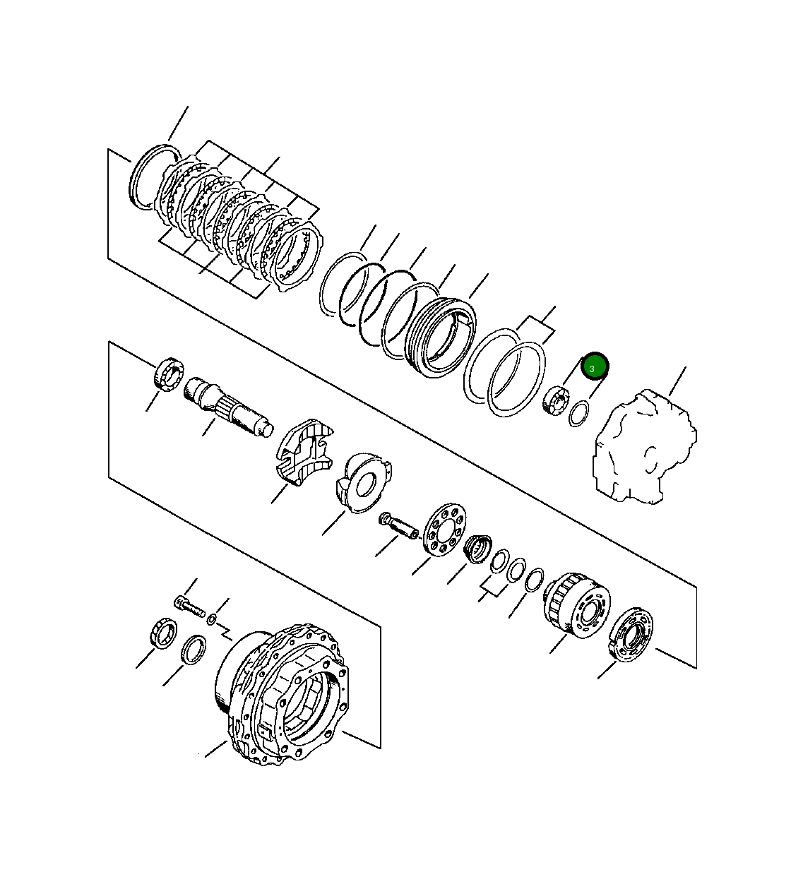 Подшипник 708-8H-12141 Komatsu