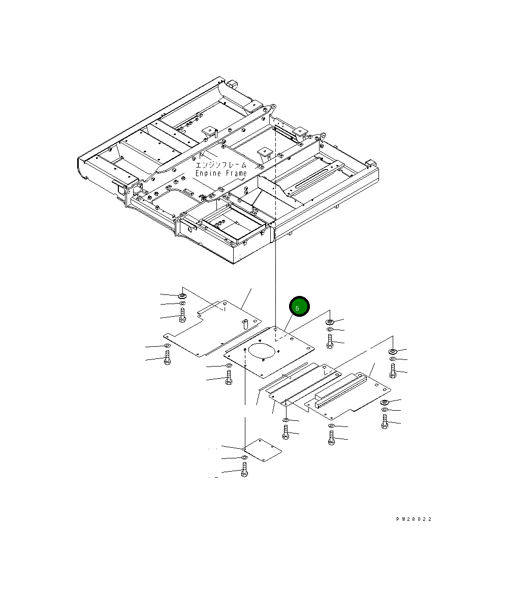 Крышка 8298-54-1831 Komatsu