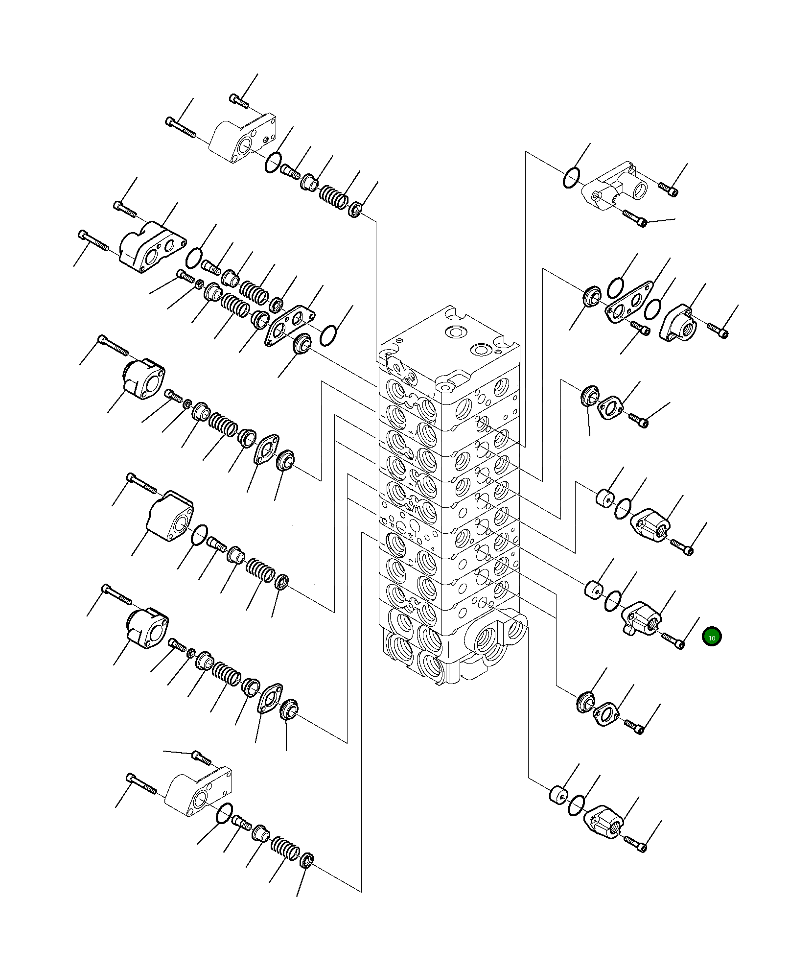 Крышка 890001922 Komatsu
