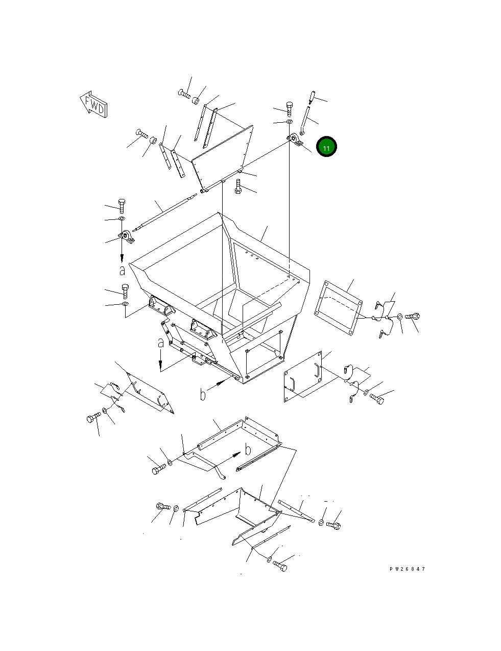 Рычаг 8248-70-3130 Komatsu