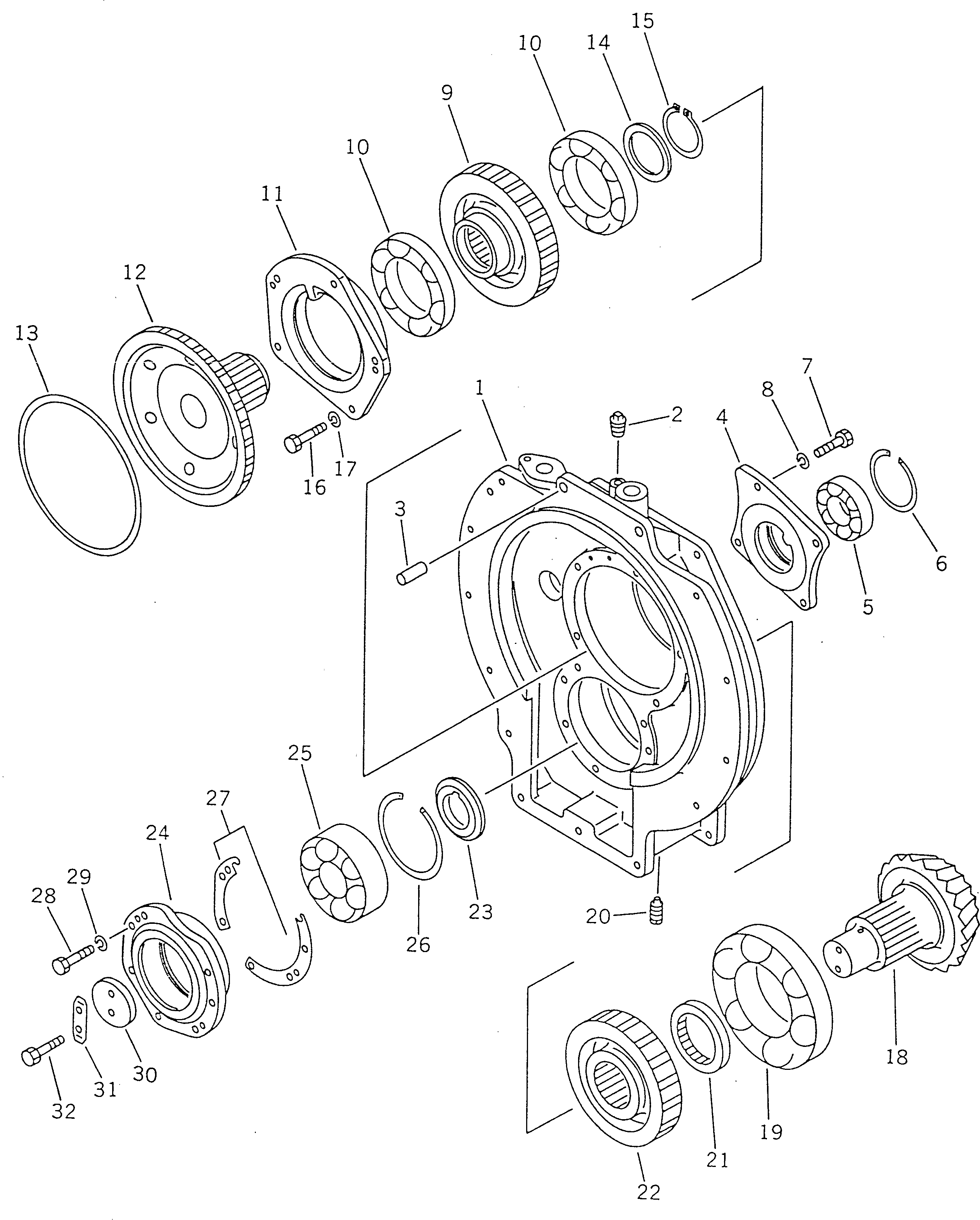 Подшипник 130-09-31190 Komatsu