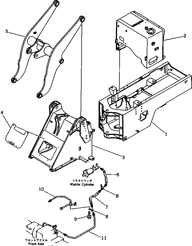 Крышка 418-V88-1190 Komatsu