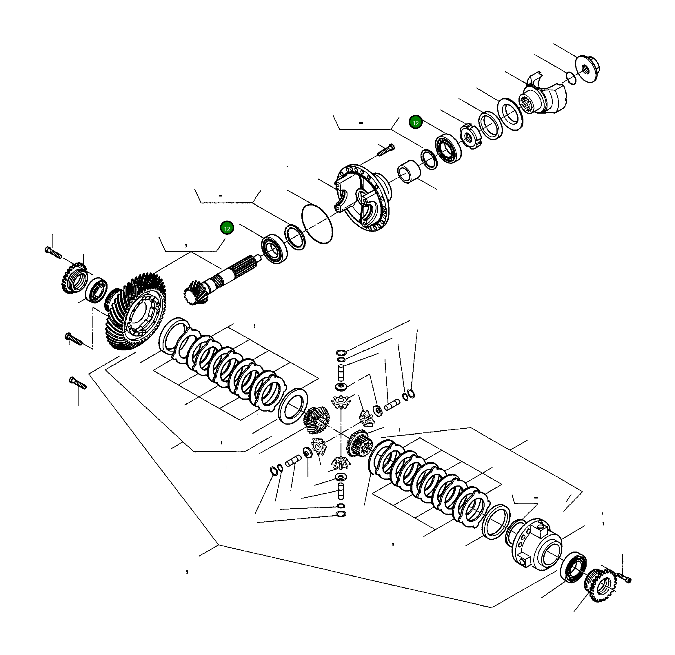 Подшипник 42W-22-H0P23 Komatsu