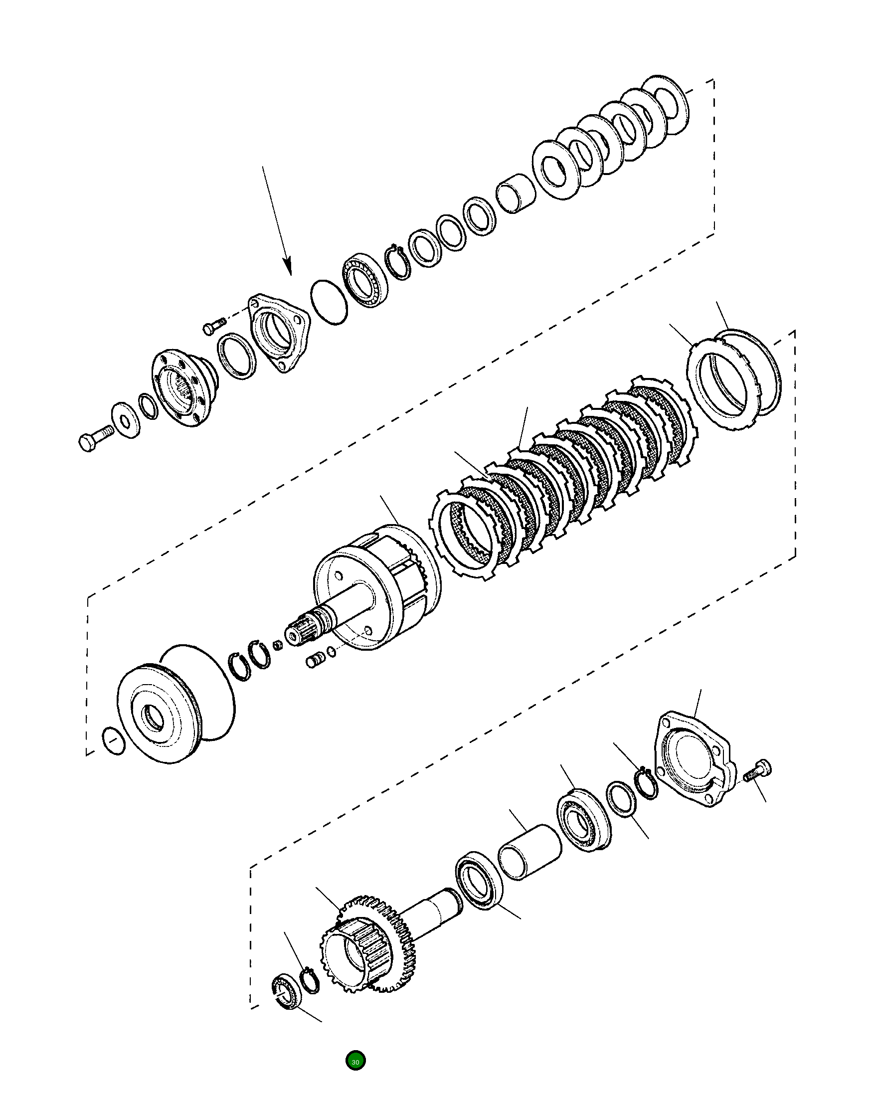 Подшипник CAO025818  Komatsu