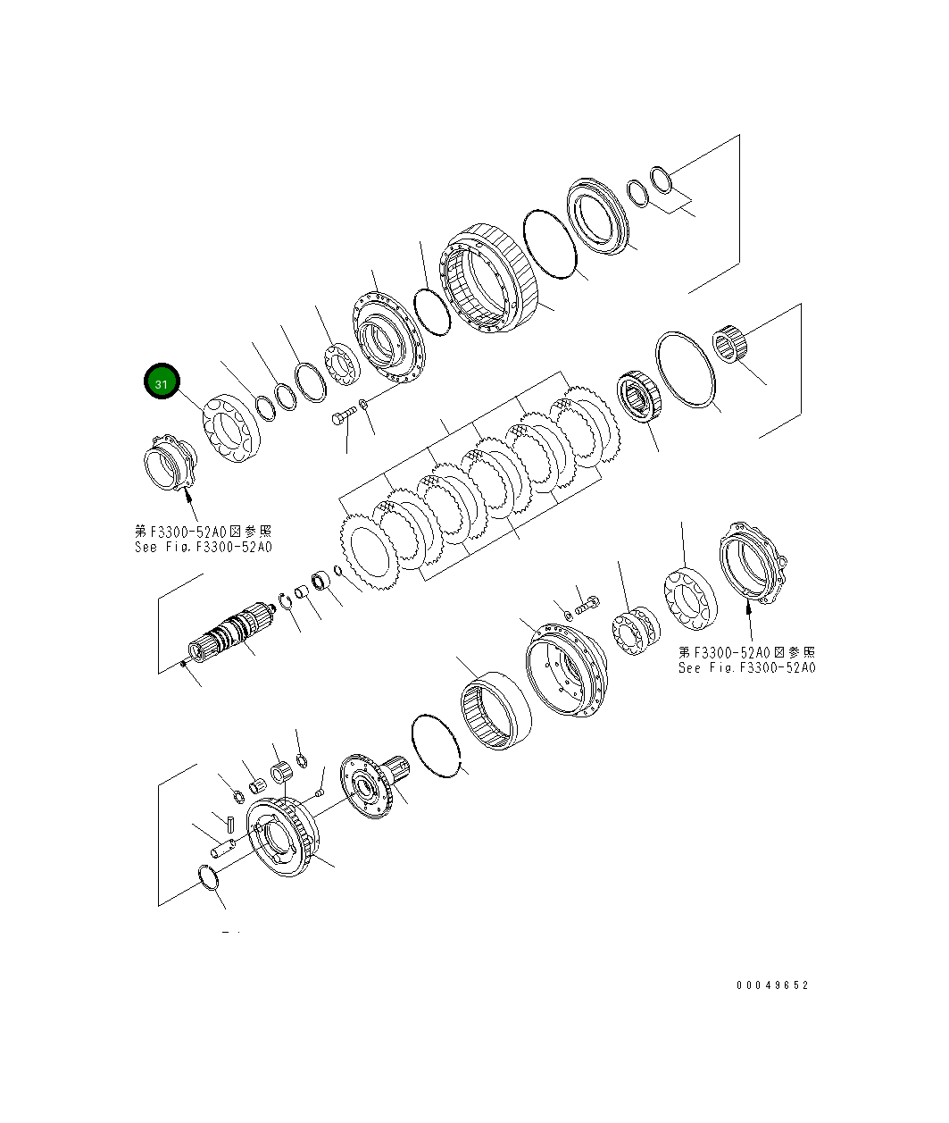 Подшипник 421-22-12840 Komatsu