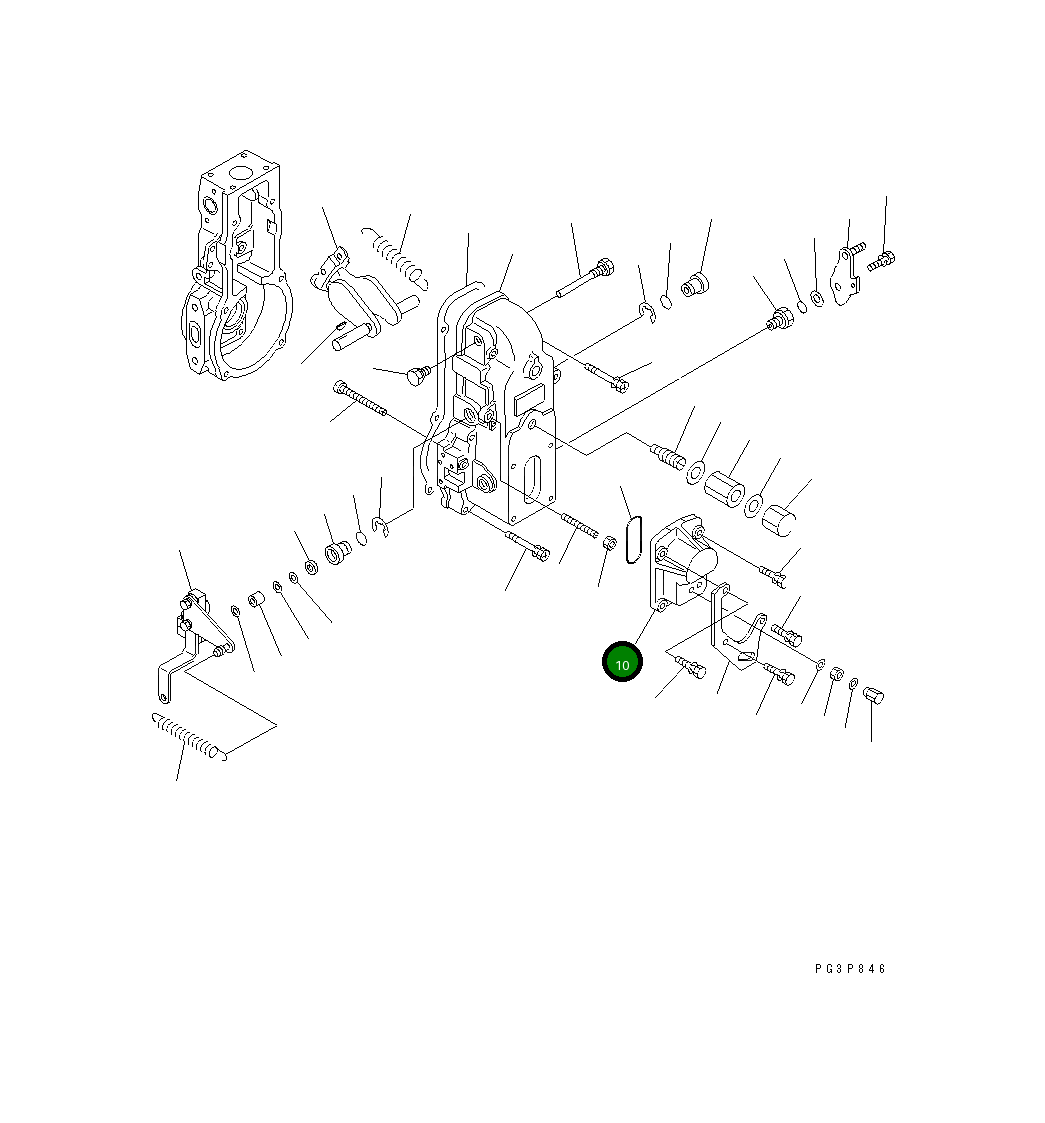 Крышка DK154063-5100  Komatsu