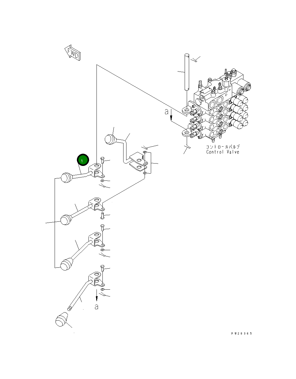 Рычаг MH355-3218500 Komatsu