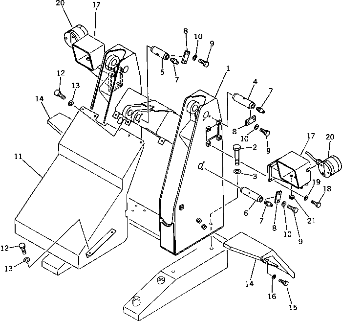 Крышка 362-975-3140 Komatsu
