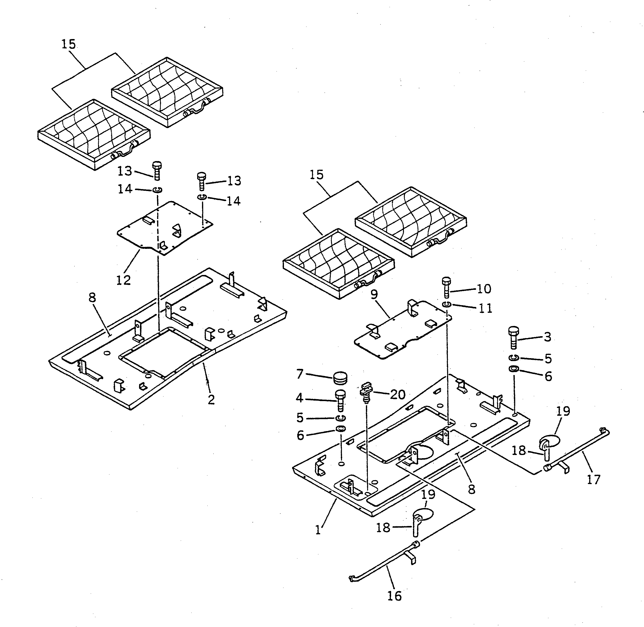 Крышка 22W-54-16230 Komatsu