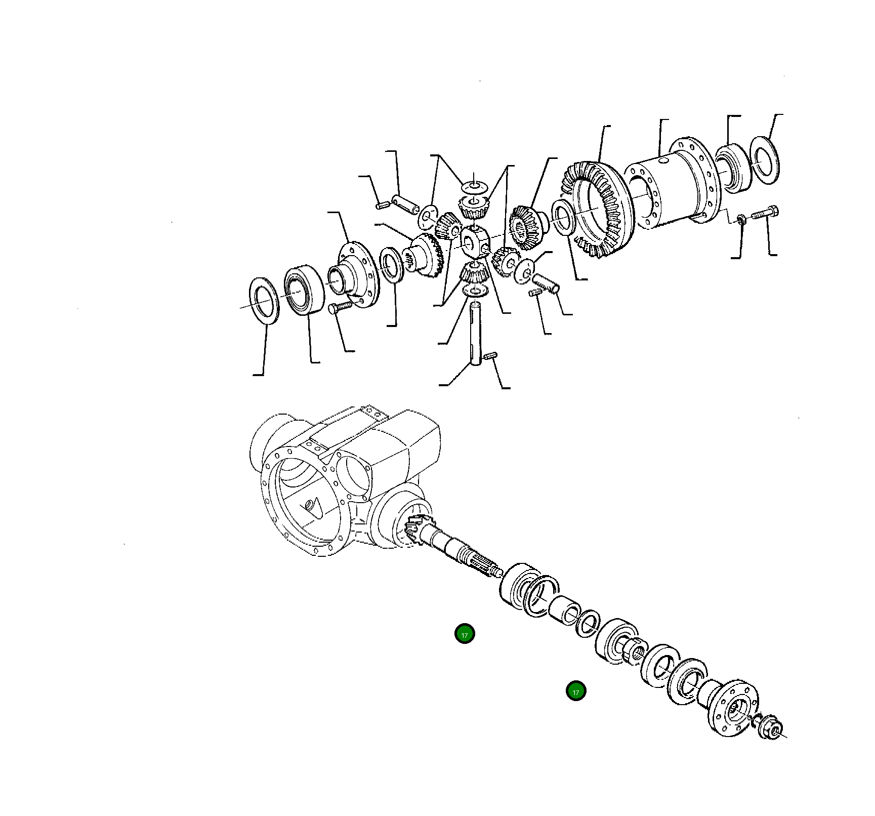 Подшипник HU0592937 Komatsu