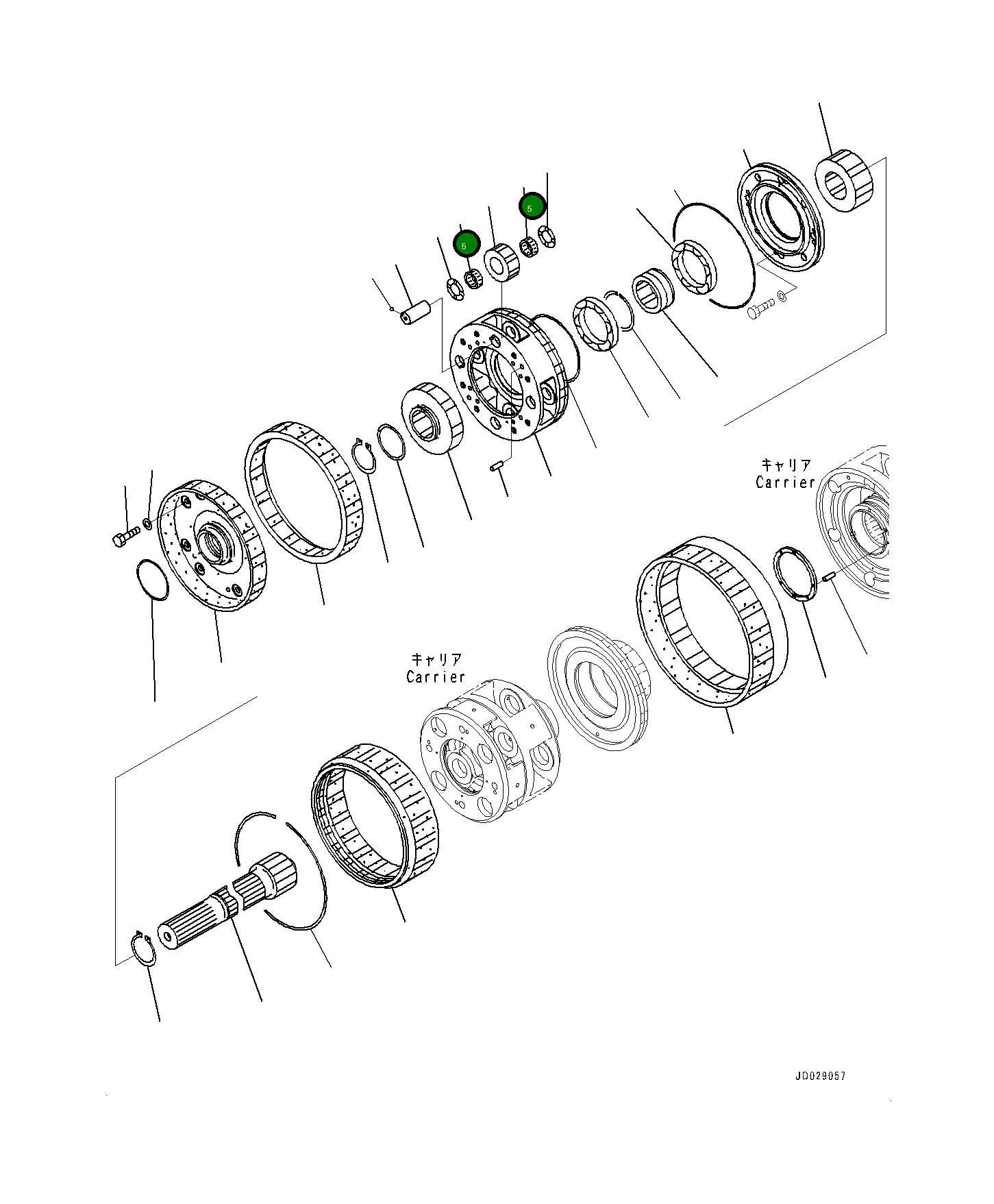 Подшипник 561-15-79452 Komatsu