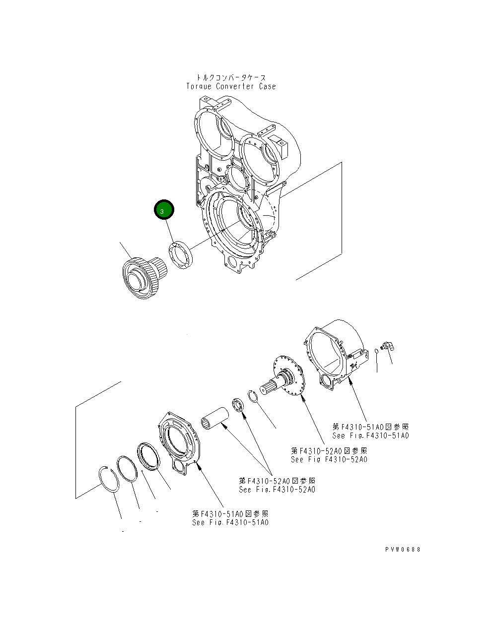 Подшипник 42C-13-19210 Komatsu