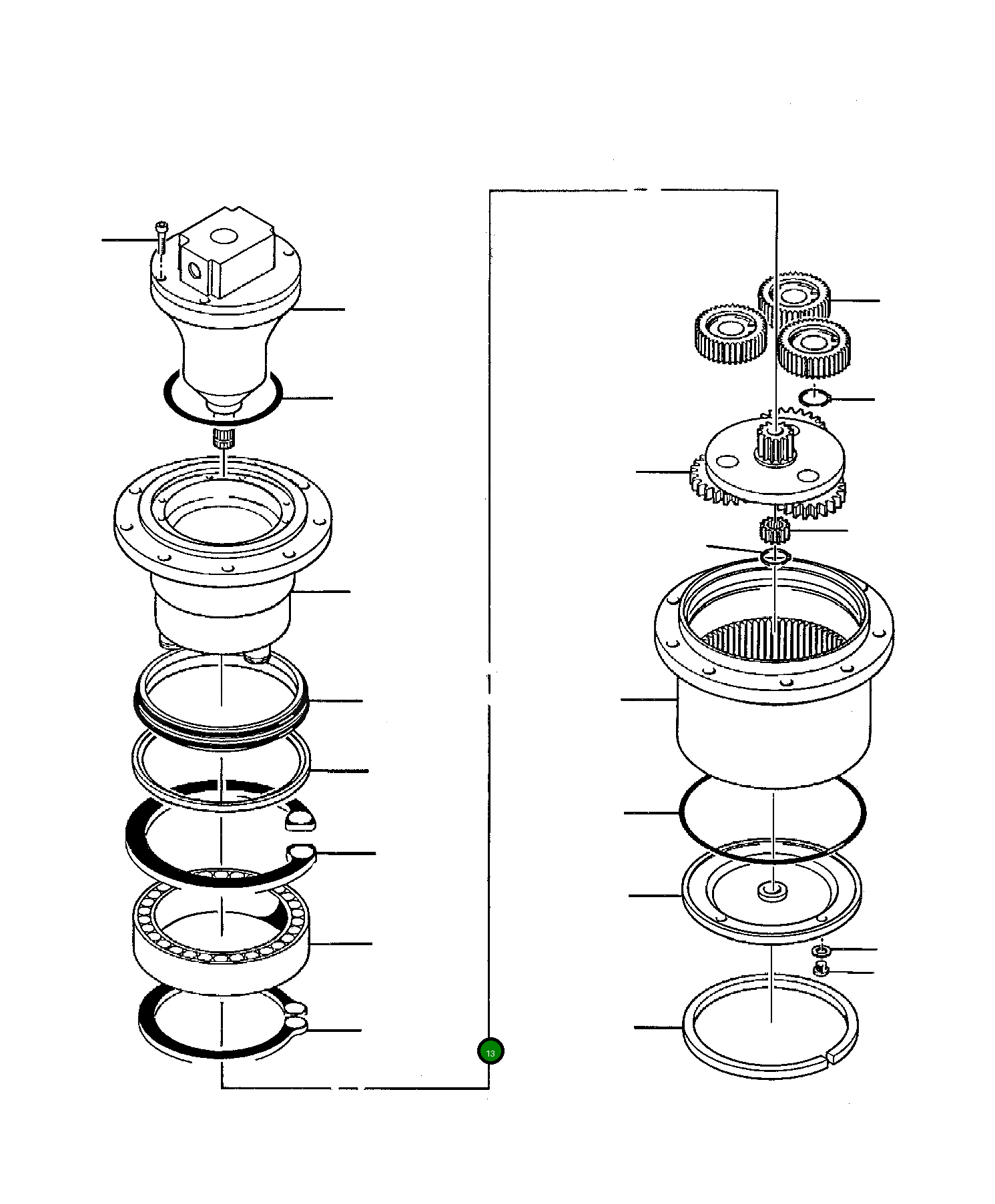 Подшипник 843200419 Komatsu