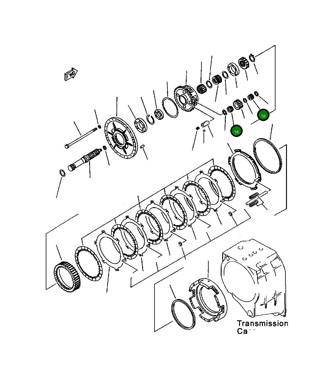 Подшипник 582-15-19320 Komatsu