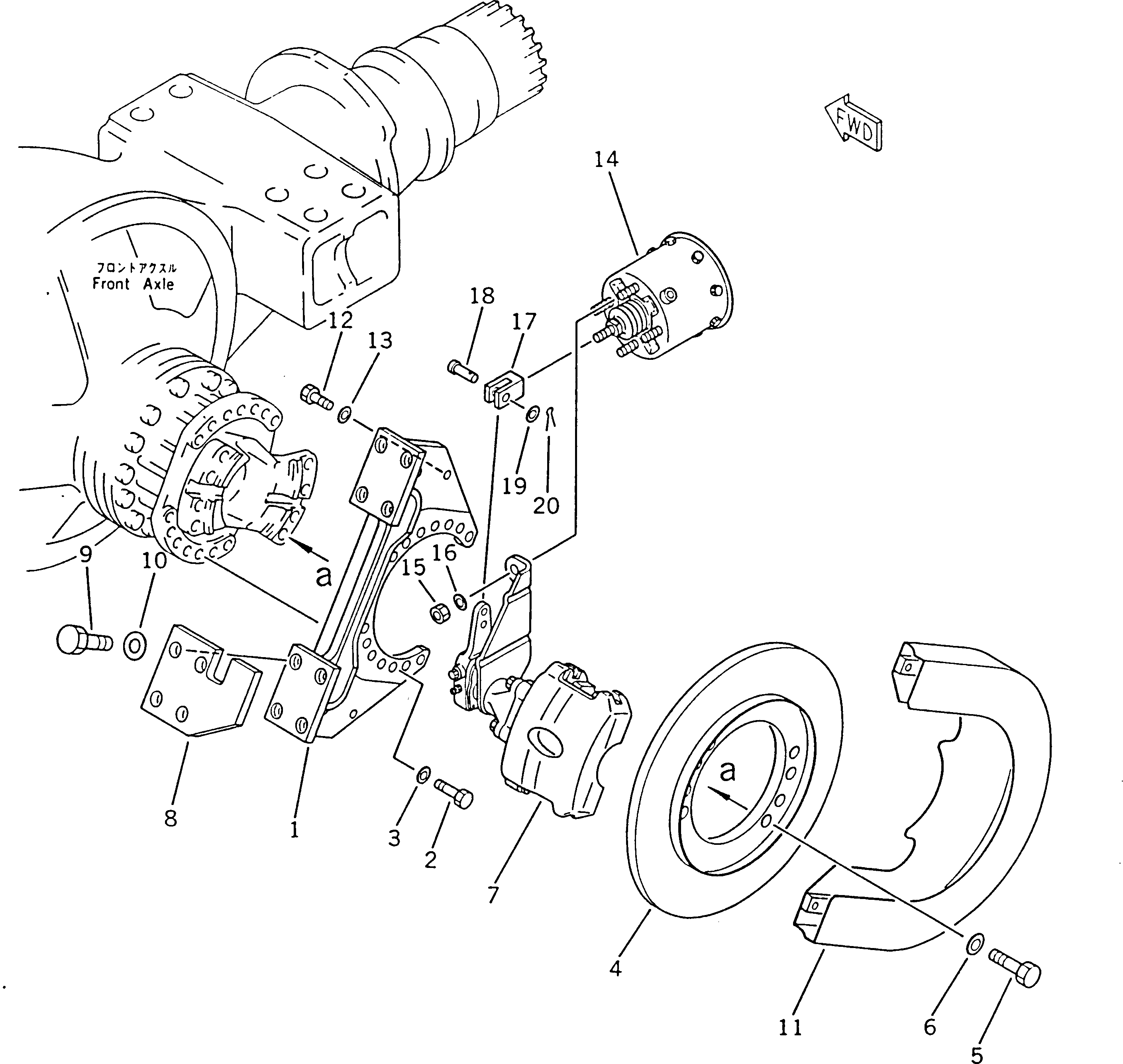 Крышка 426-32-15421  Komatsu