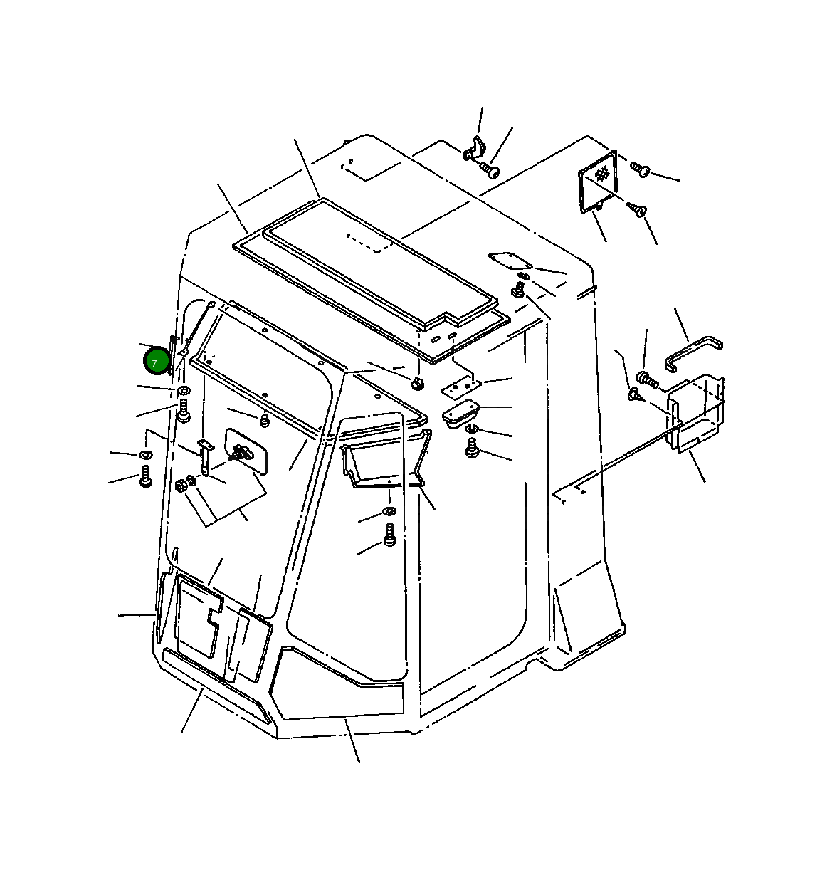Крышка, RH 419-926-1330 Komatsu