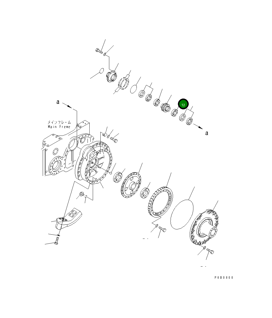 Подшипник 17A-27-11310 Komatsu
