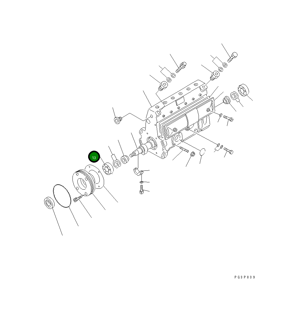Подшипник DK028202-0020 Komatsu