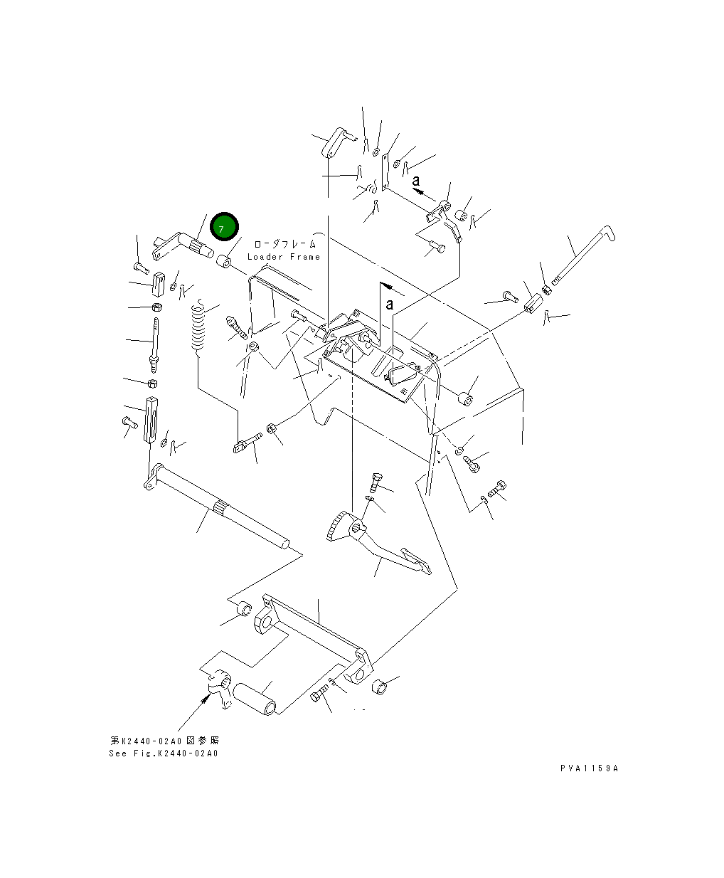 Рычаг 103-43-33210 Komatsu