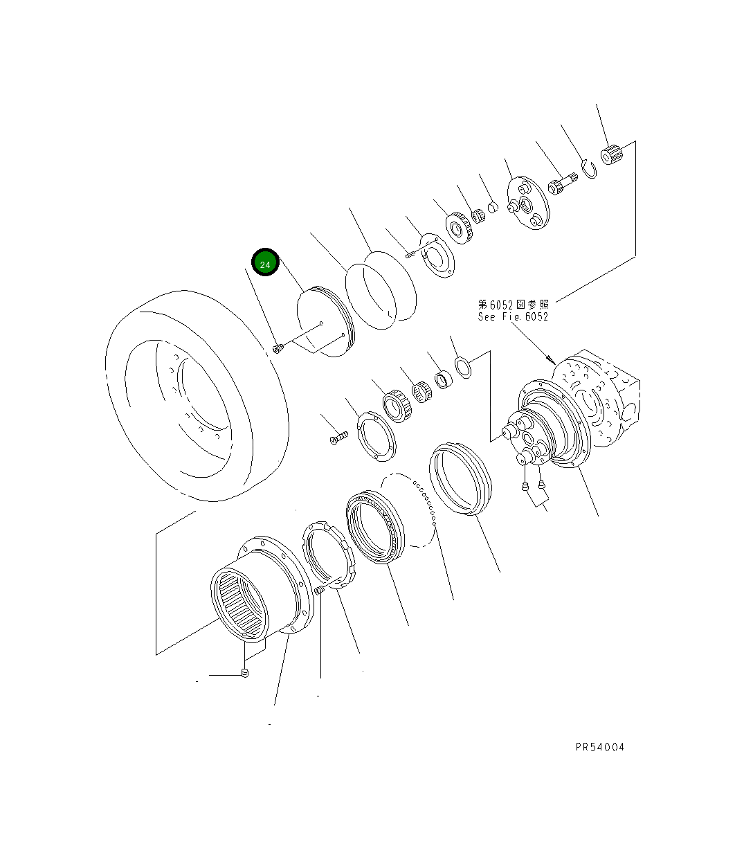 Крышка KB20946-91224 Komatsu