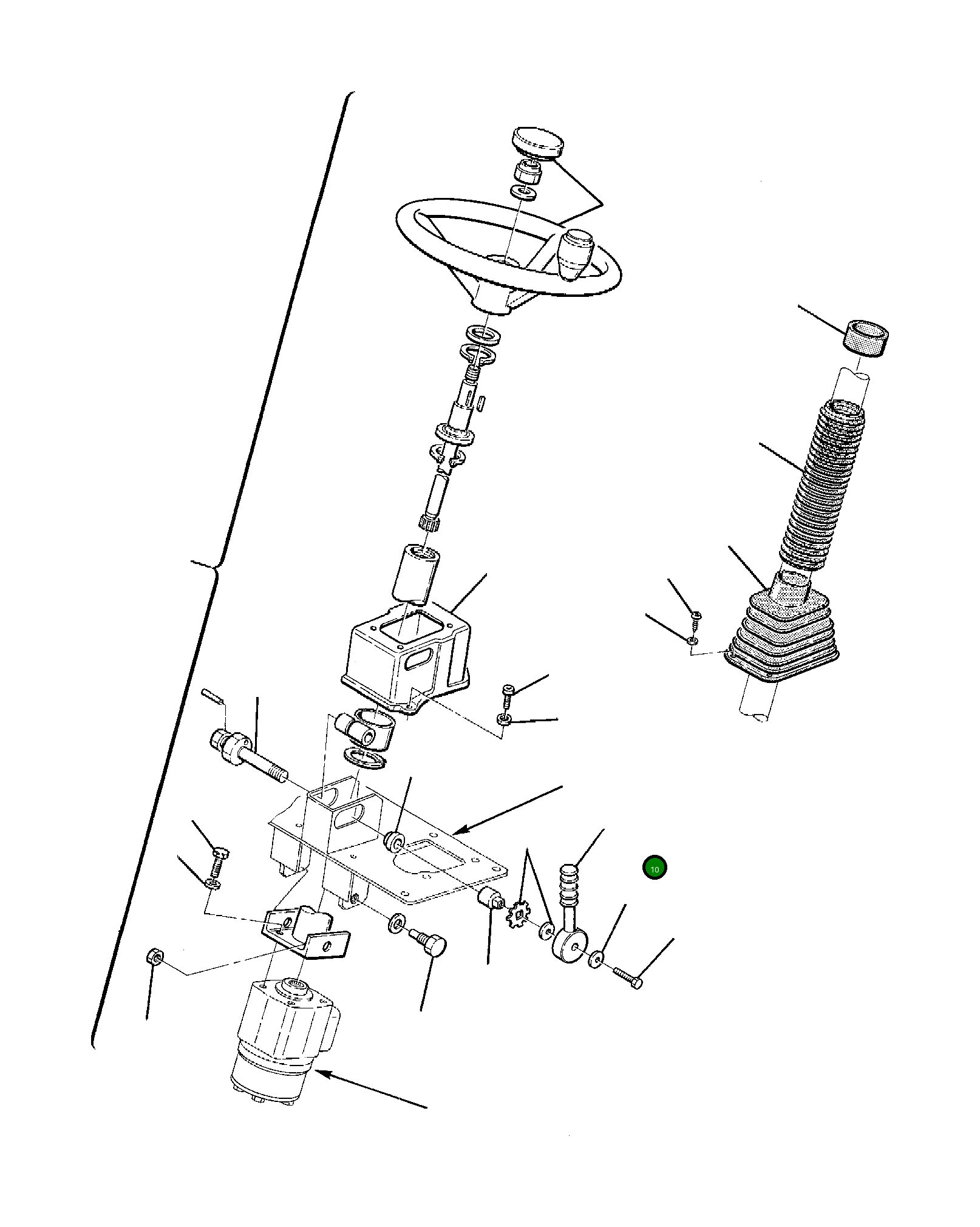 Рычаг 21D-40-11170 Komatsu
