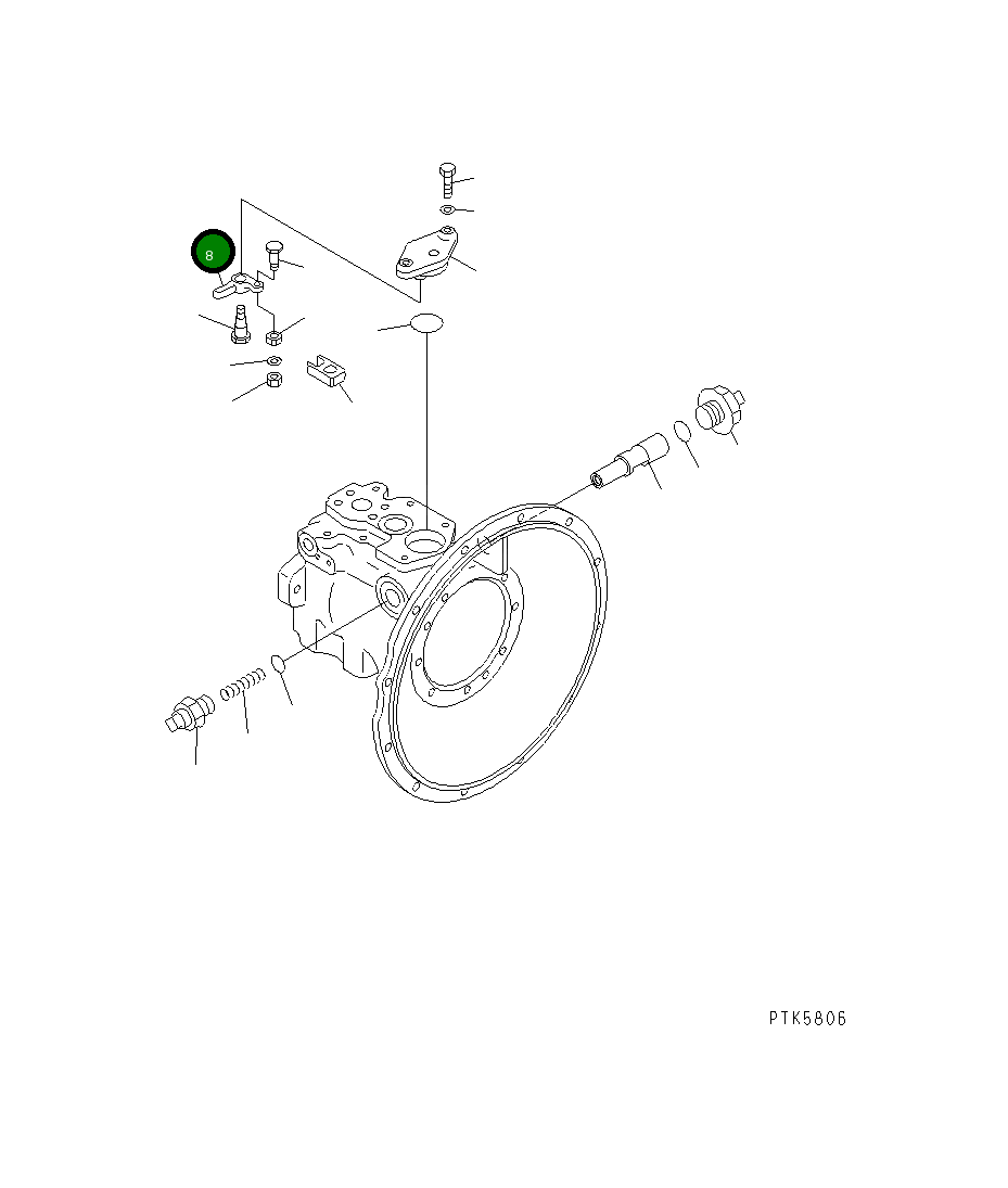 Рычаг 708-1W-25840 Komatsu