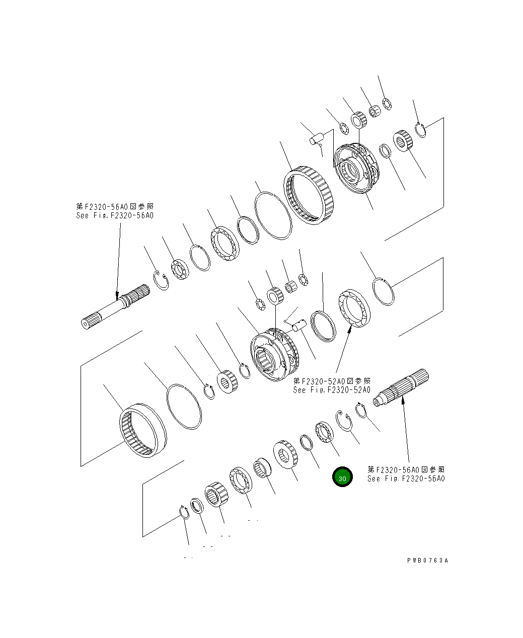 Подшипник 17A-15-29320 Komatsu