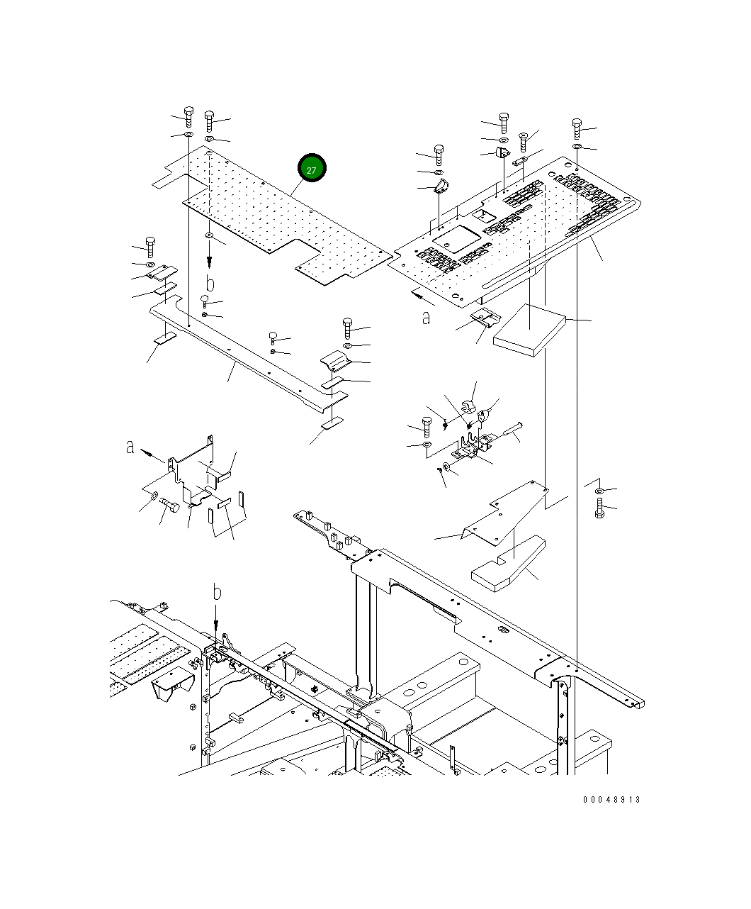Крышка 21M-54-21723  Komatsu