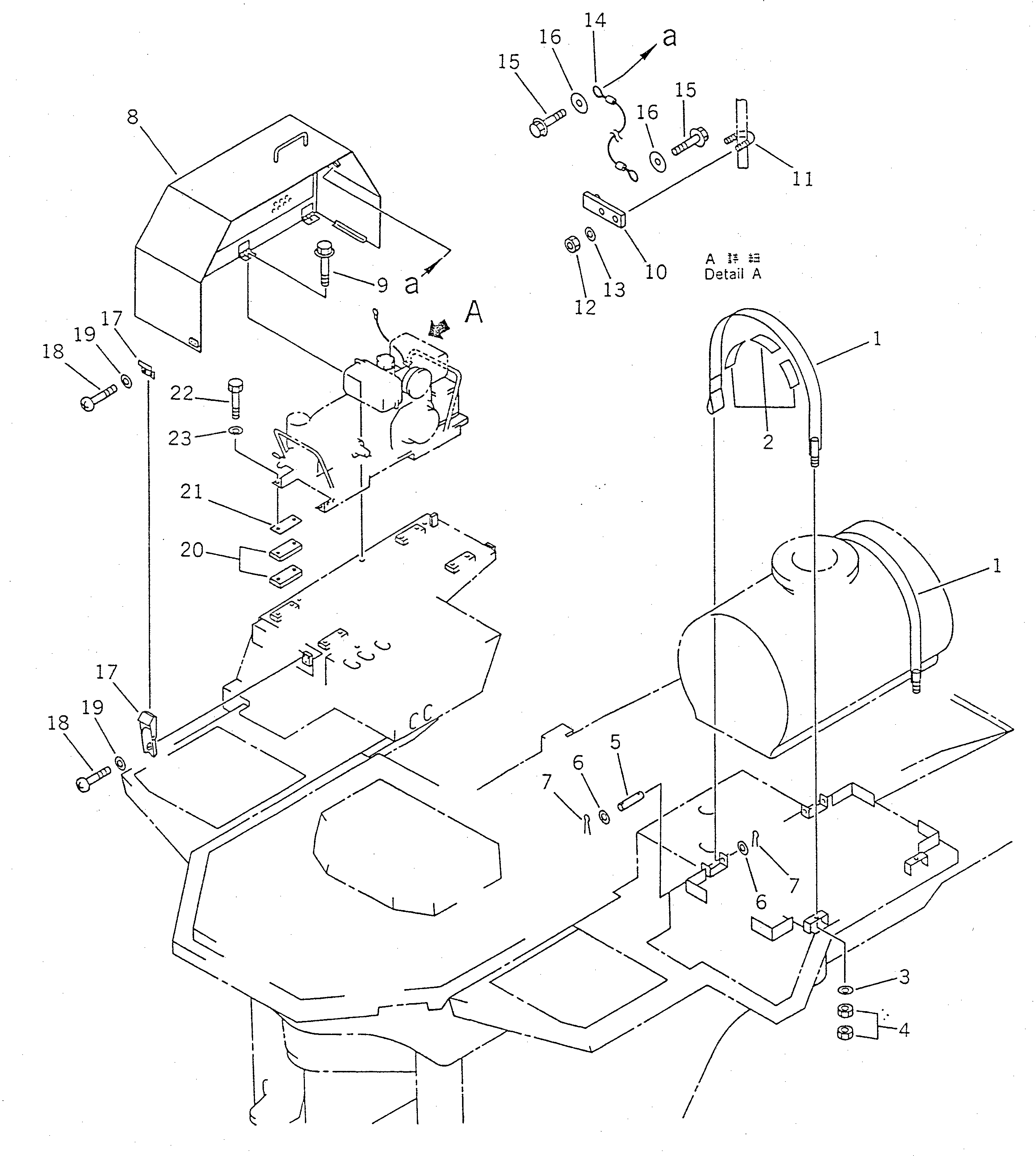 Крышка 41K-S92-1352  Komatsu