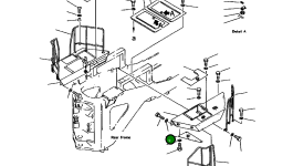 Крышка 427-54-12672 Komatsu