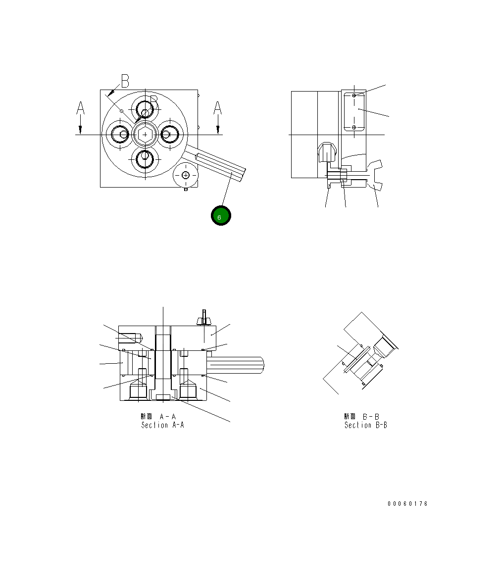 Рычаг NY16229-10300 Komatsu