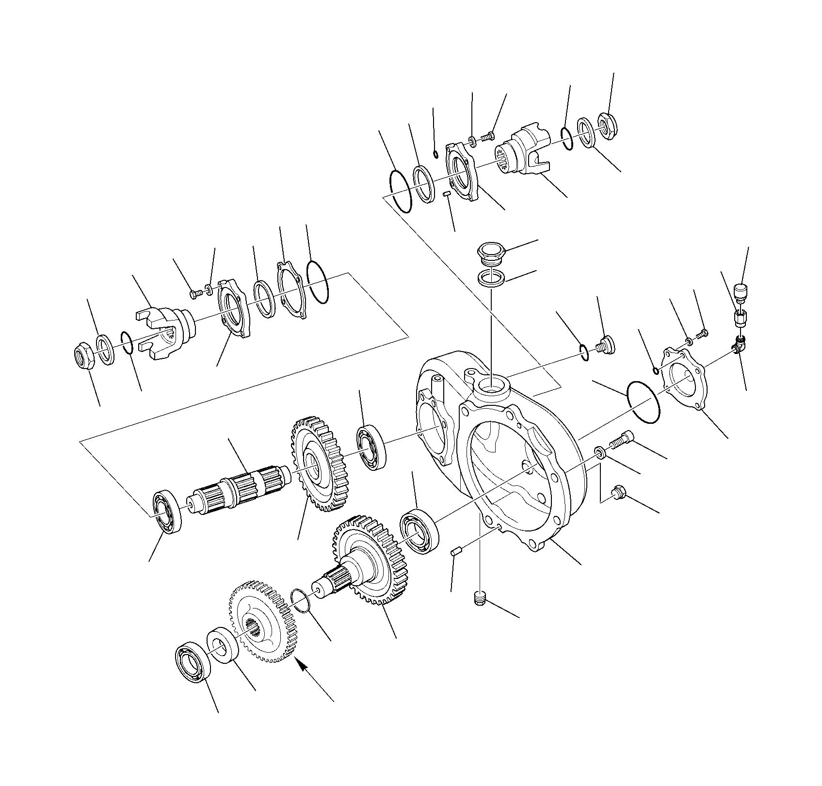 Подшипник DG244143 Komatsu