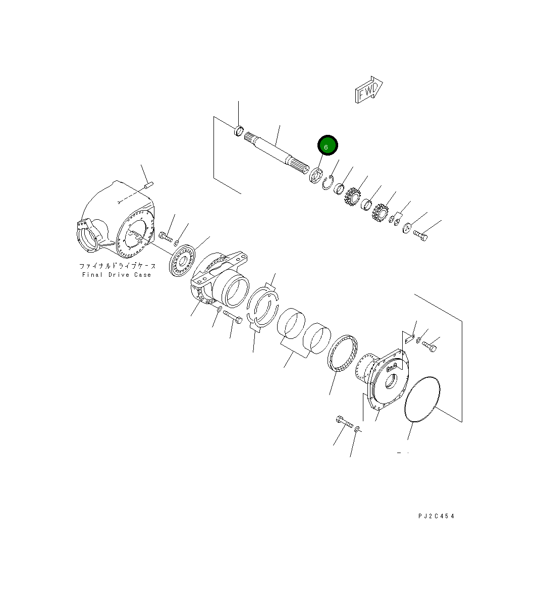Подшипник 23B-22-12160 Komatsu