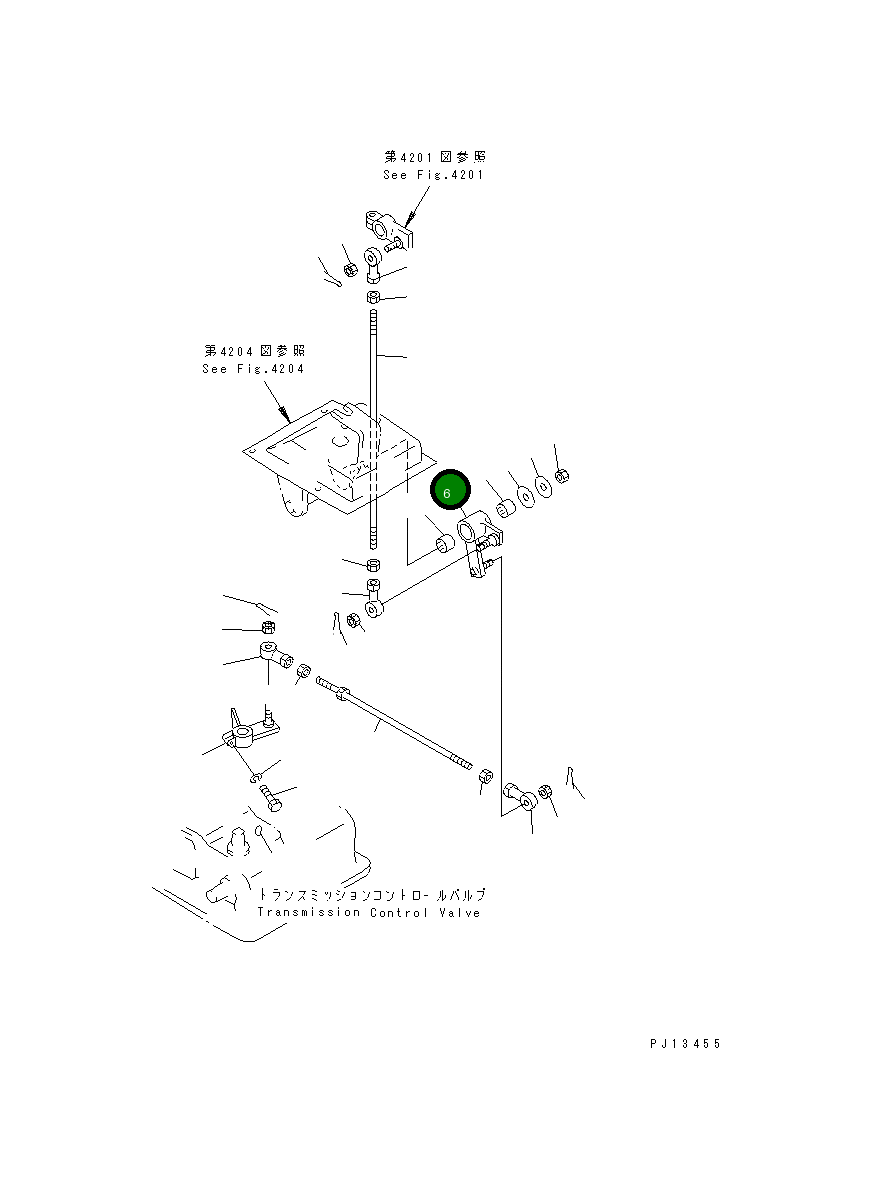 Рычаг 154-43-43490 Komatsu