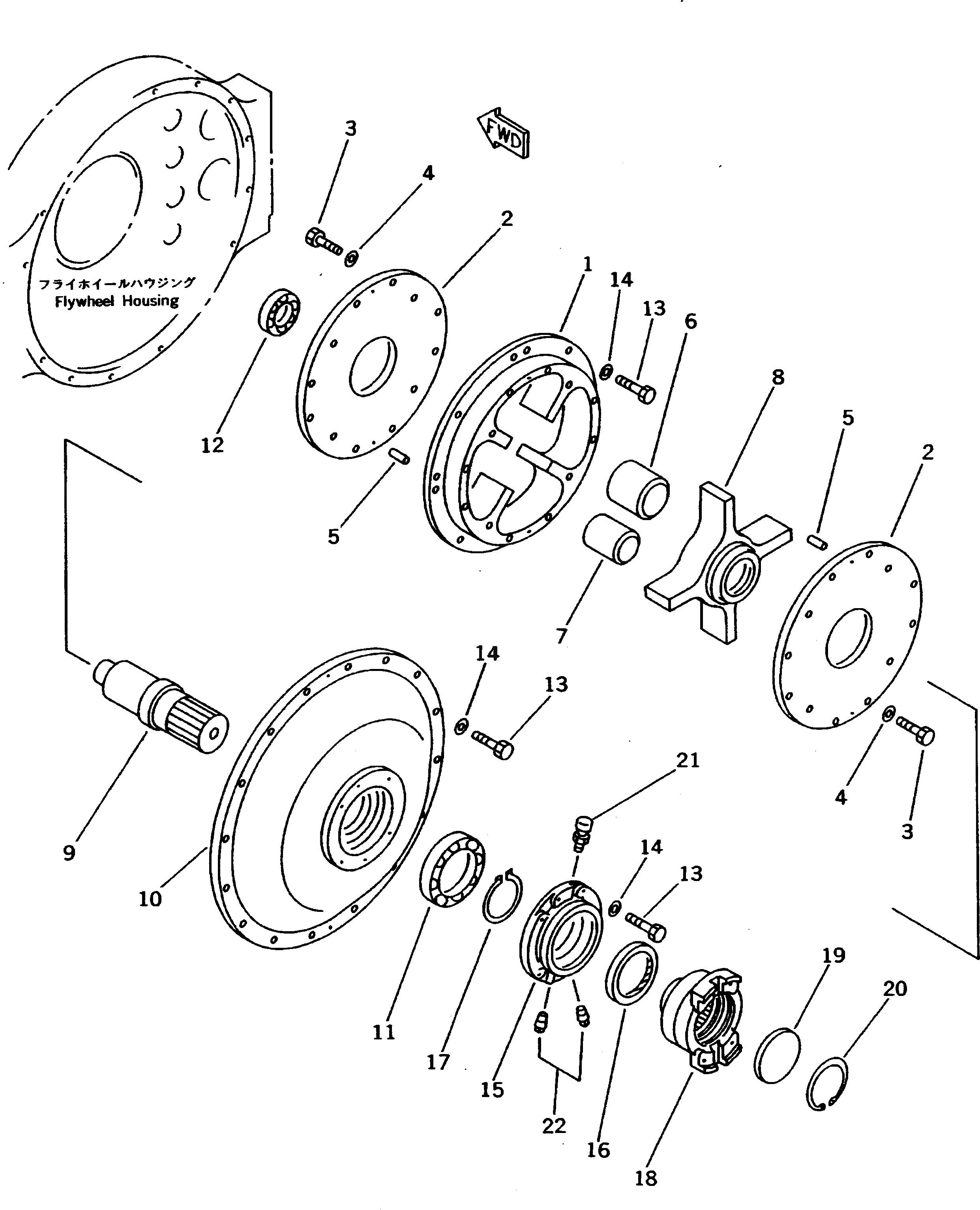 Подшипник 569-01-12491 Komatsu